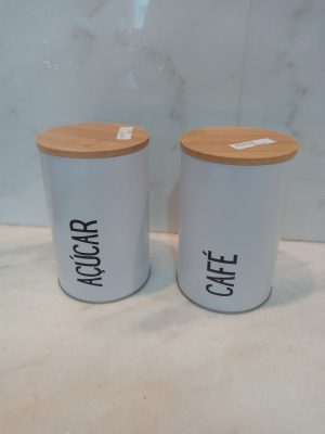 Pote café e açúcar